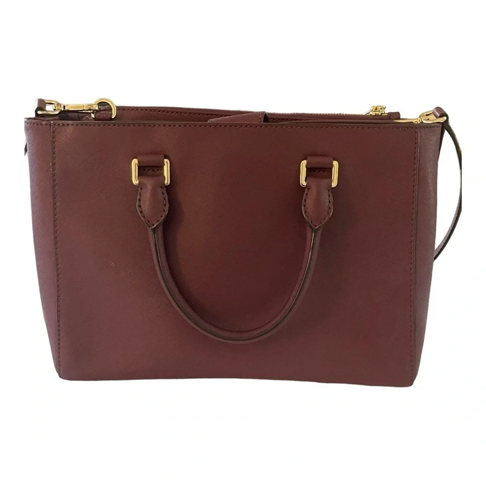 Michael Kors Two Way Merlot Convertible Handbag